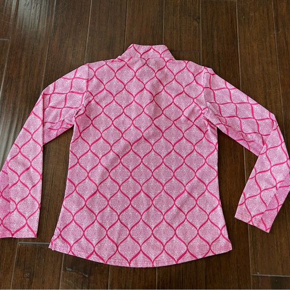 SanSoleil SolCool 1/4 Zip Pullover
Pink White
Size Medium - Picture 6 of 6